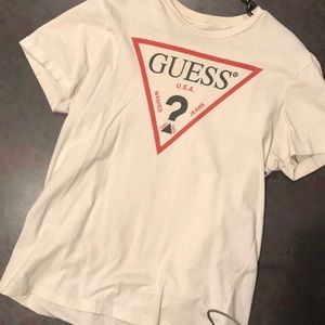 Guess white tee shirt